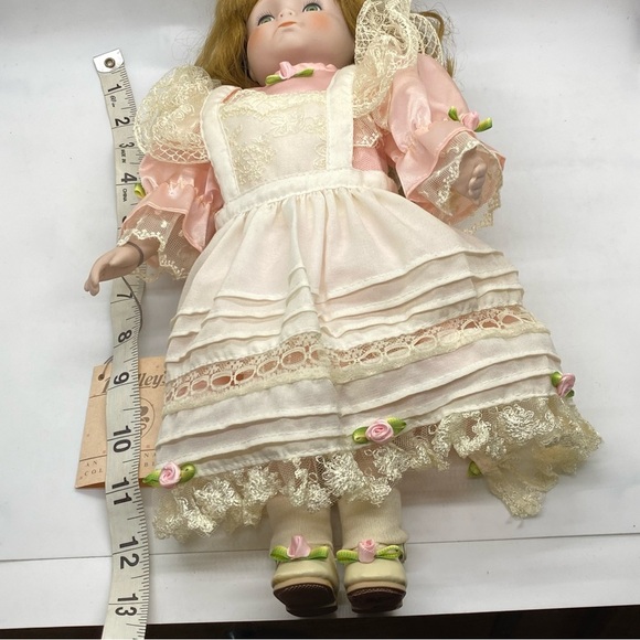 Bradley’s Collectible Doll Porcelain Pouts Pouty Corinna 542 13” Victorian NEW - Picture 5 of 15